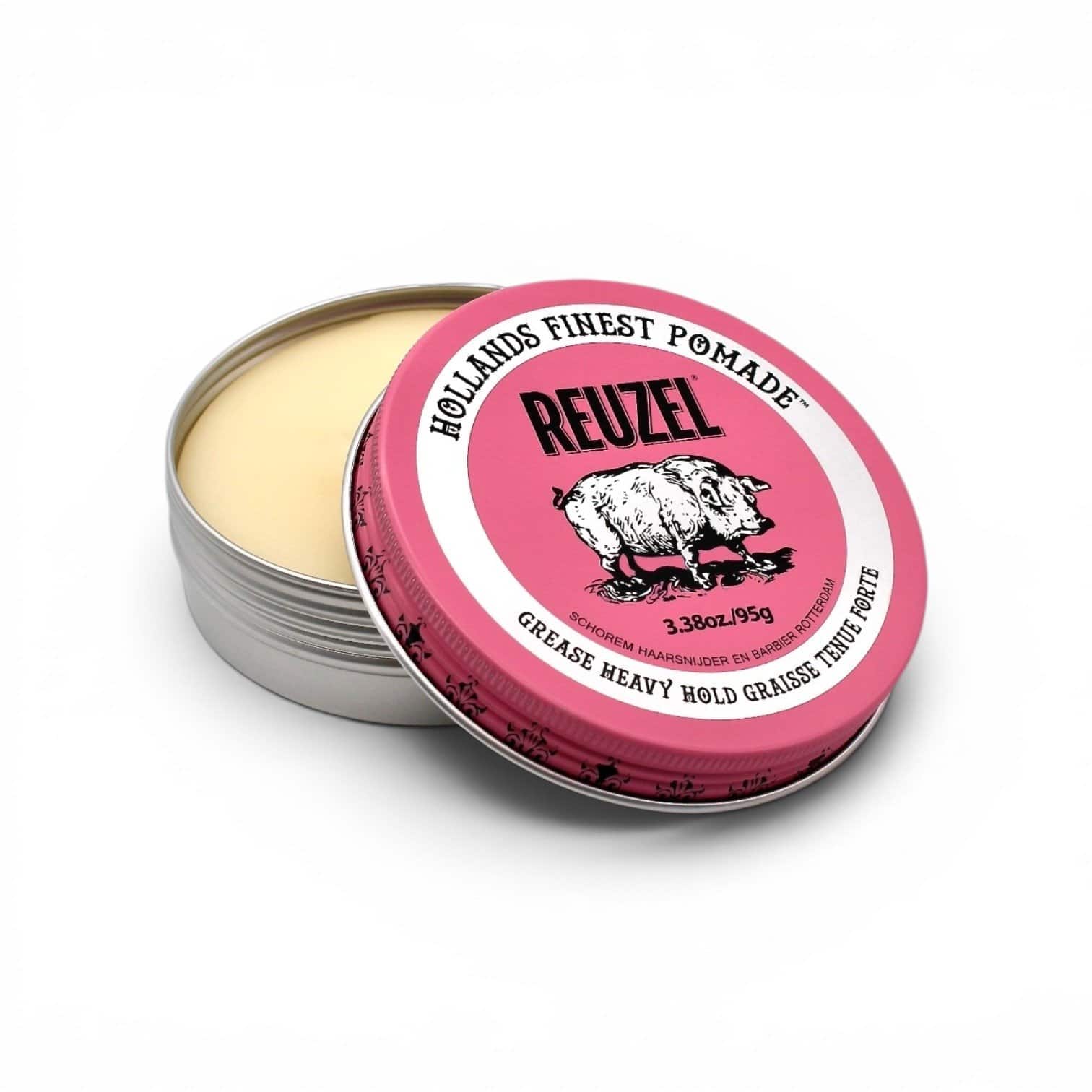 Pink Strong Hold Grease Pomade van Reuzel