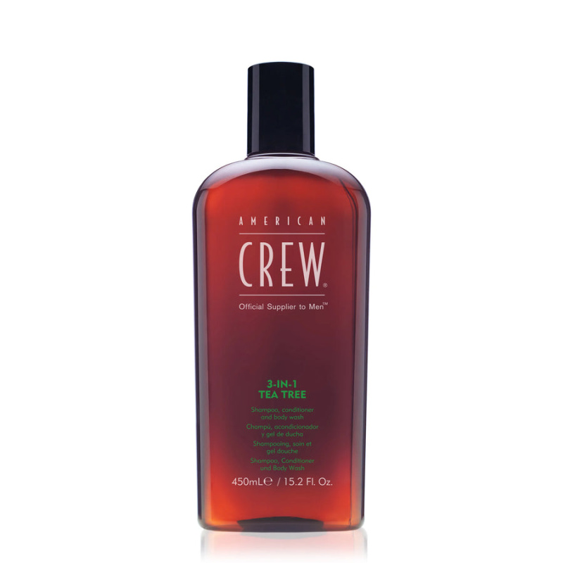 3-in-1 Tea Tree Shampoo, Conditioner & Body Wash for Men