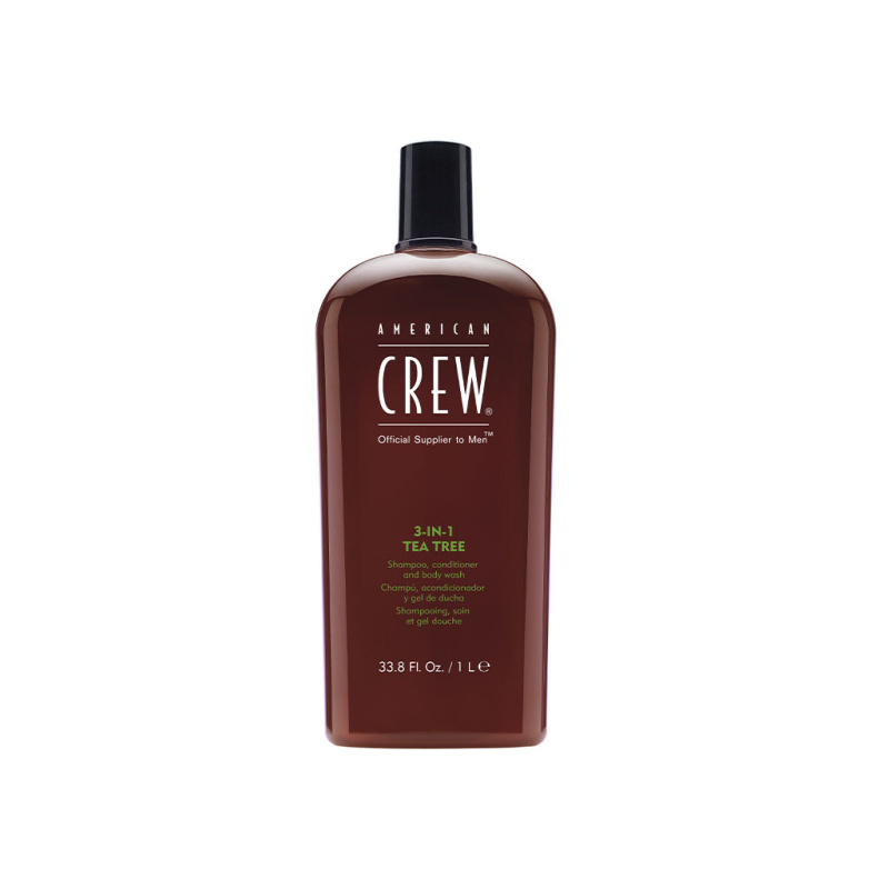 3-in-1 Tea Tree Shampoo, Conditioner & Body Wash for Men - productfoto 2