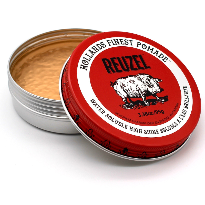 Red Water Soluble High Shine Pomade van Reuzel