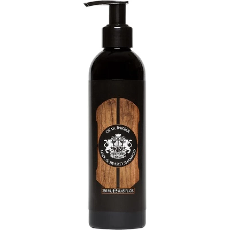 Dear Barber Hair & Beard Shampoo 250ml Nourishing and Moisturising