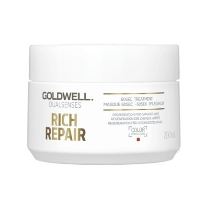 Goldwell Dualsenses Rich Repair Mask For Dry And Damaged Hair 60 Second Treatment 500ml