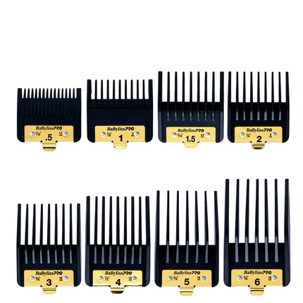 BaByliss Pro 4artists Premium Combs 8 Units Premium Clipper Guards X 8