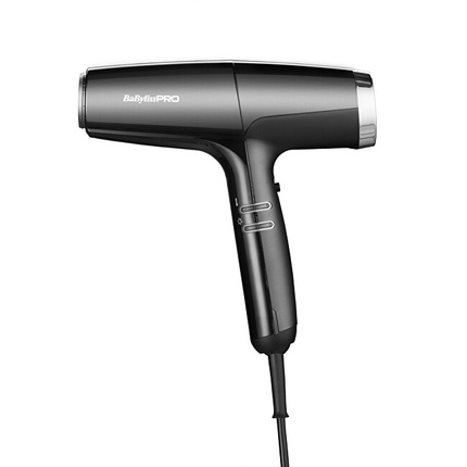 BaByliss Pro Falco Black & Silver Professional Highspeed Hair Dryer