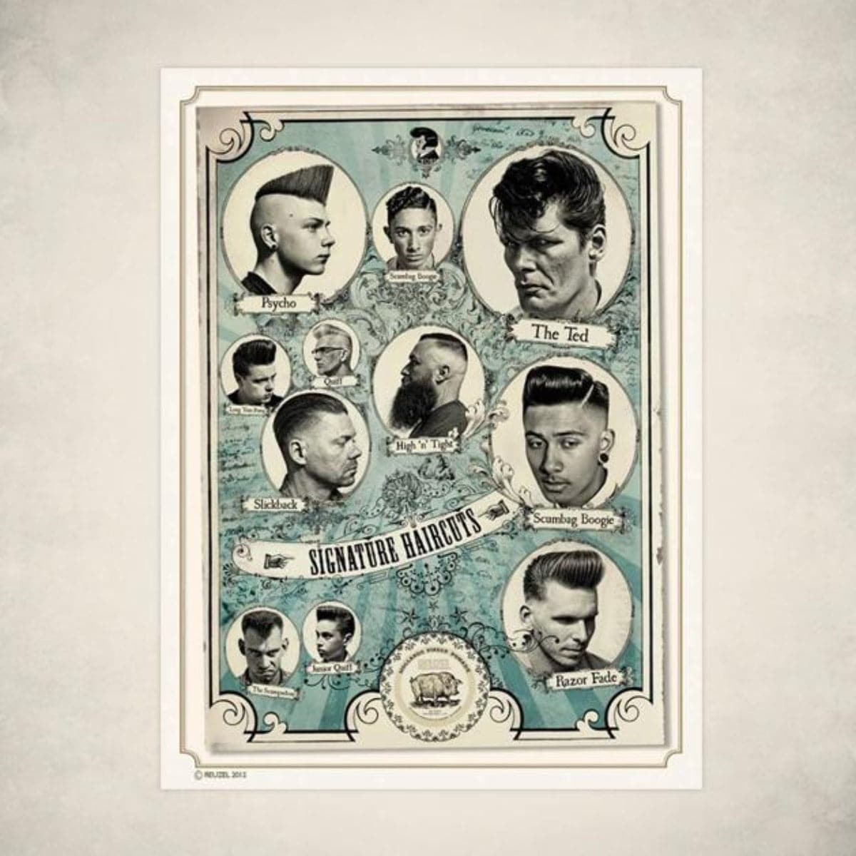 Reuzel Signature Haircuts Poster 20x28