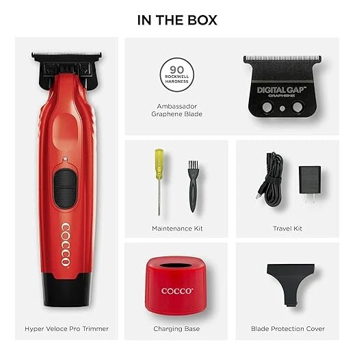 Cocco Hyper Veloce Pro Trimmer – Red - Afbeelding 3