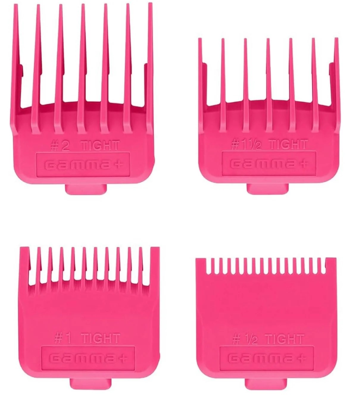 Gamma + Opzetkammenset pink 4 stuks met dubbele magneet