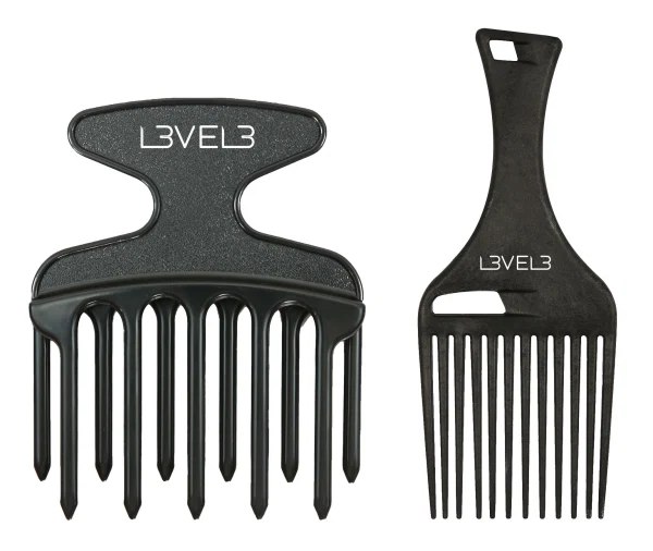 Level 3 Hair pick comb set Kammenset
