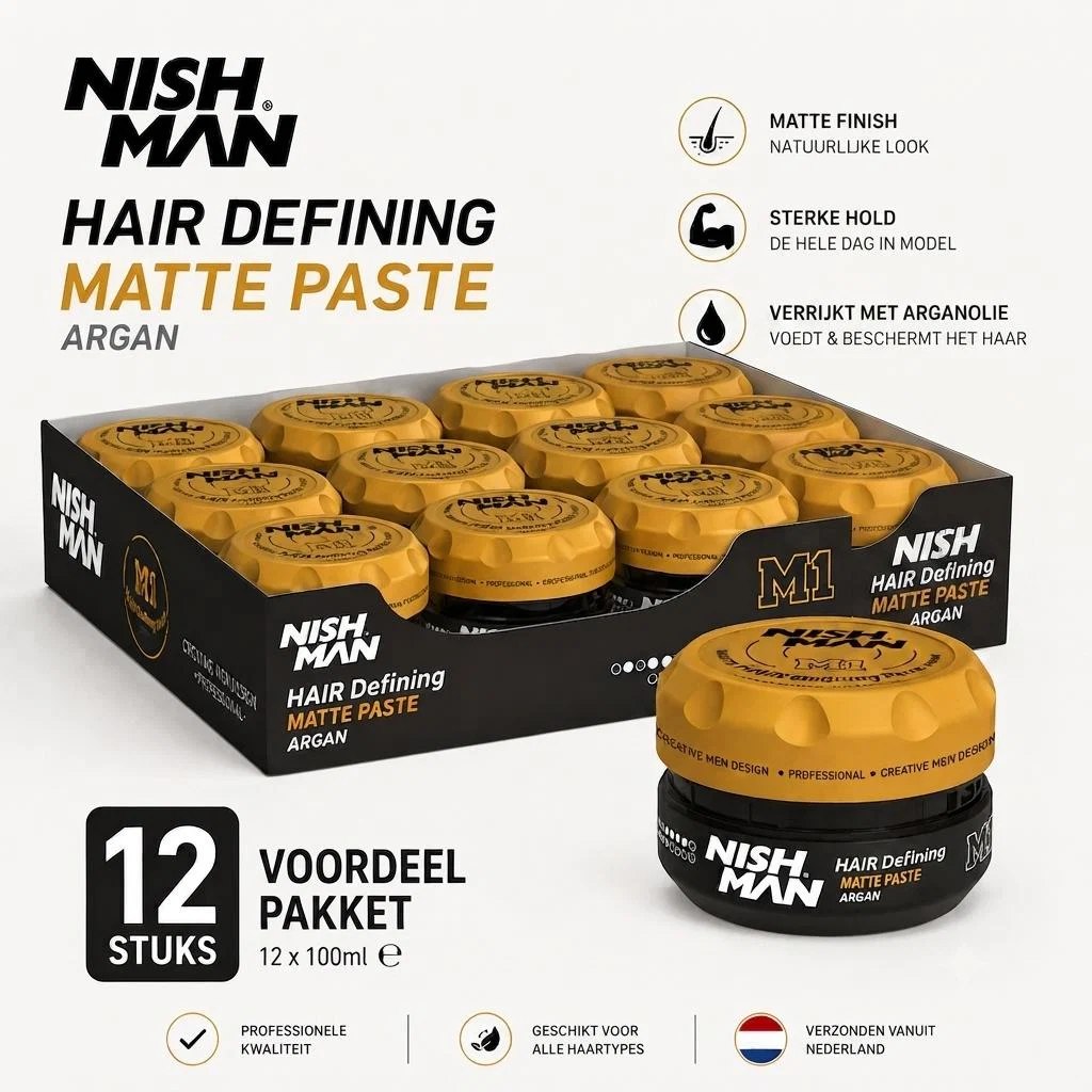 Nishman 12x Nishman Hair Defining Matte Paste M1