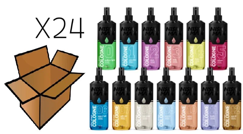 Nishman After Shave Cologne Mix 24 stuks