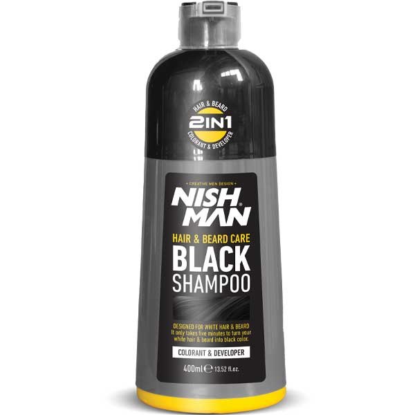 Nishman Hair and Beard Black Shampoo