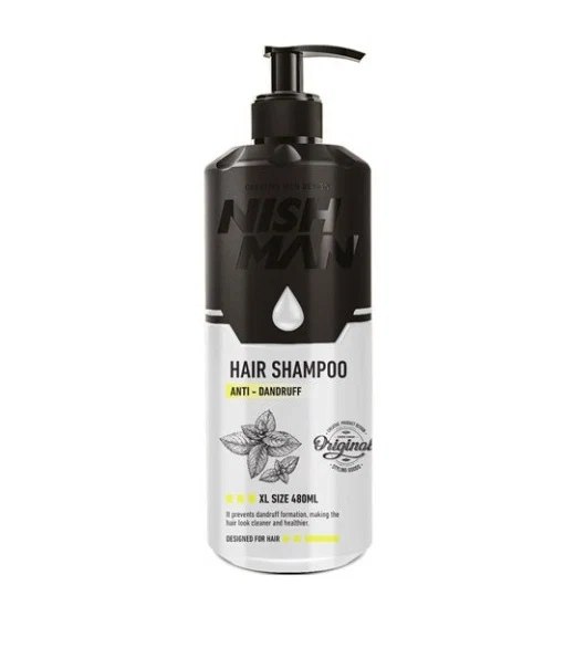 Nishman Hair Shampoo Anti-Dandruff 480ml
