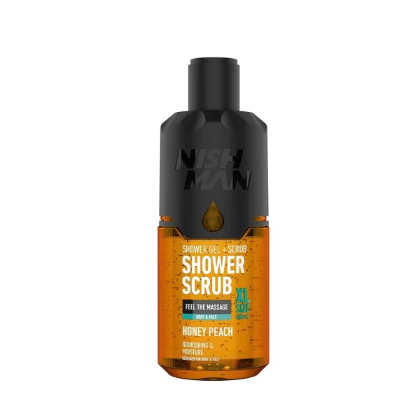 Nishman Shower Scrub Honey Peach