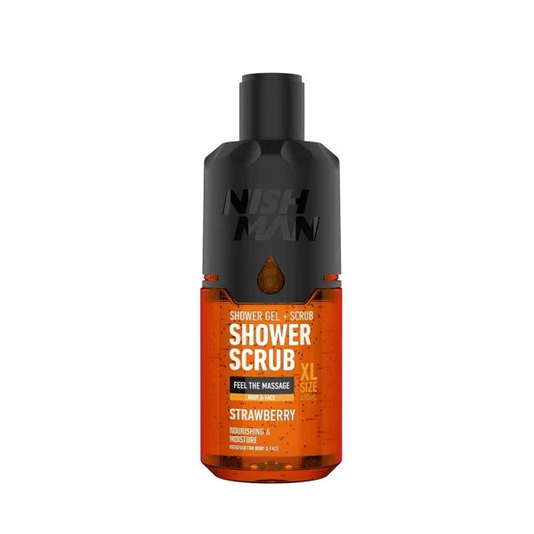 Nishman Shower Scrub Strawberry