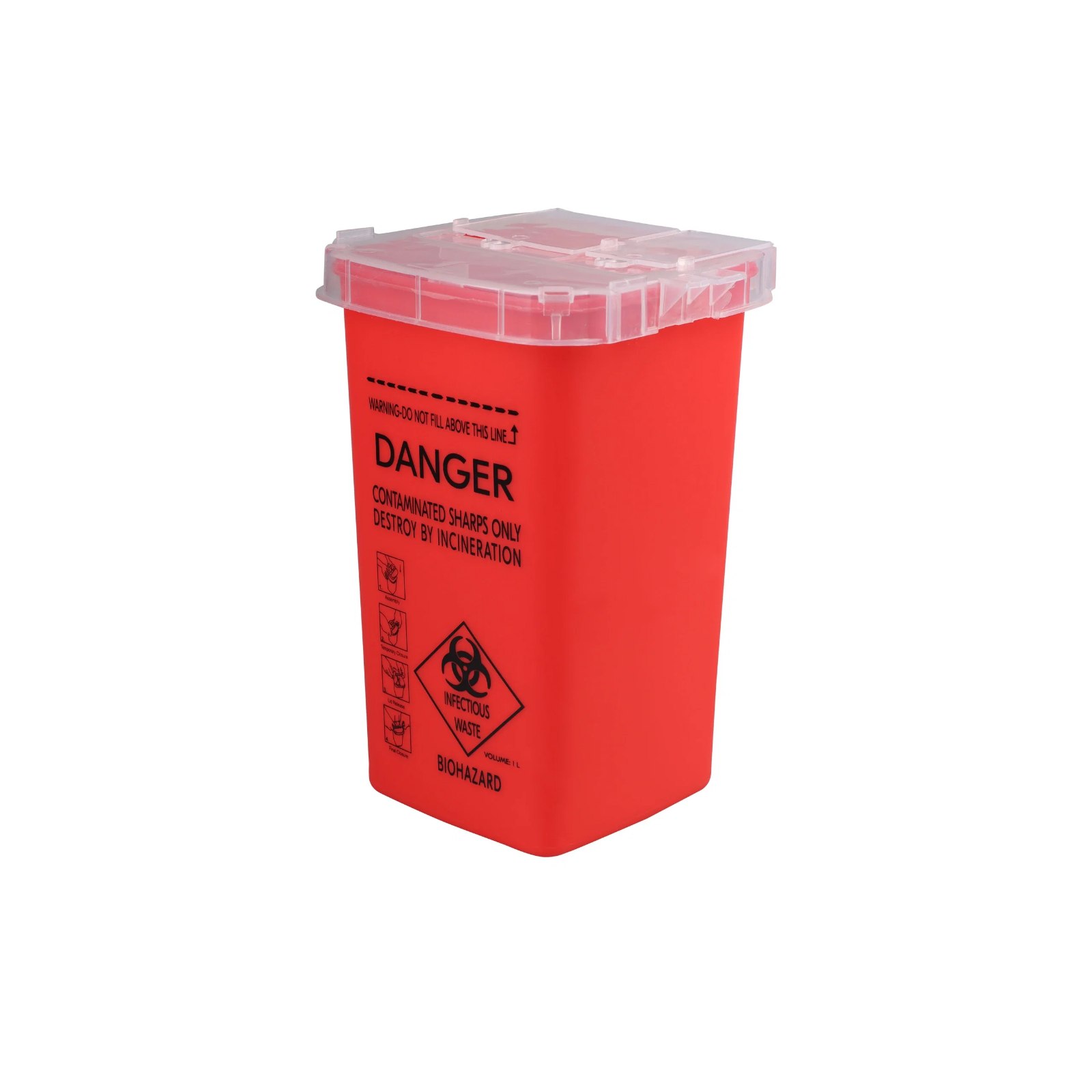 Salon JRL Razor Waste Blade Container - Disposal Case - Wegwerpbak