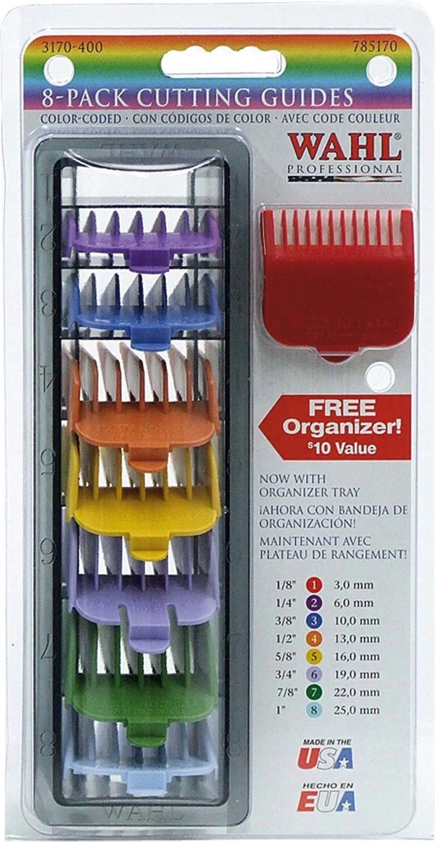 Wahl Premium Cutting Guides 0.5, 1 & 1.5 - Pack of 3